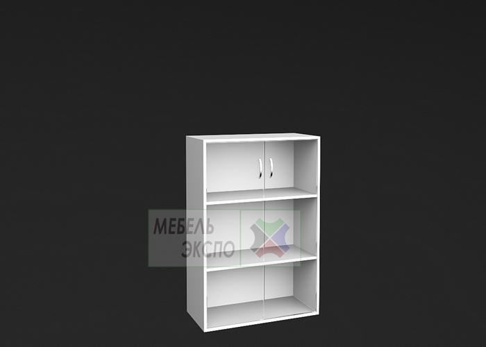 картинка Шкаф для бумаг широкий средний стекло от магазина мебельэкспо