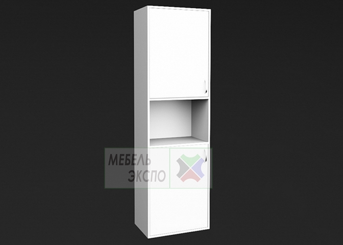 картинка Шкаф для бумаг узкий высокий комбинированный от магазина мебельэкспо