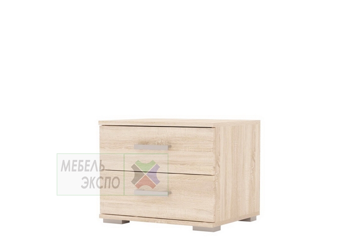 картинка Тумба прикроватная с двумя ящиками от магазина мебельэкспо